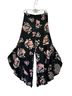 Elevenses 100% Viscose Floral Multi Color Dress Pants Size 2 - photo 1