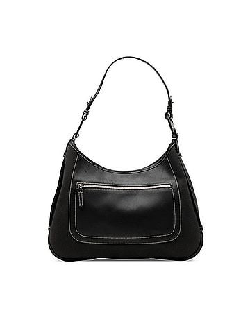 Salvatore Ferragamo Salvatore Ferragamo Handbag One-Shoulder Bag AU-21-3374 Black Leather Canvas Women's (view 1)