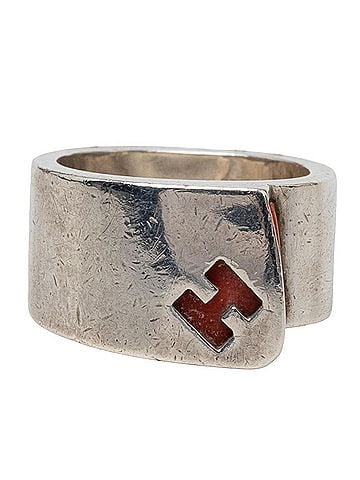 Hermès Hermes Candy Ring, Size #52, SV925 Silver, Women's. (view 1)