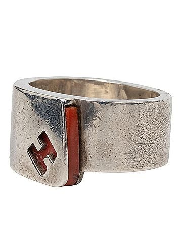 Hermès Hermes Candy Ring, Size #52, SV925 Silver, Women's. (view 2)