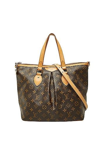 Louis Vuitton Louis Vuitton Monogram Palermo PM Handbag 2-Way Shoulder Bag M40145 Brown Leather Women's LOUIS VUITTON (view 1)