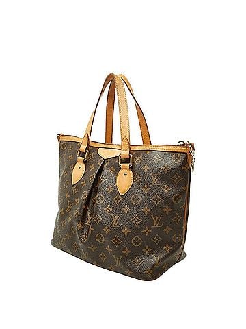 Louis Vuitton Louis Vuitton Monogram Palermo PM Handbag 2-Way Shoulder Bag M40145 Brown Leather Women's LOUIS VUITTON (view 2)