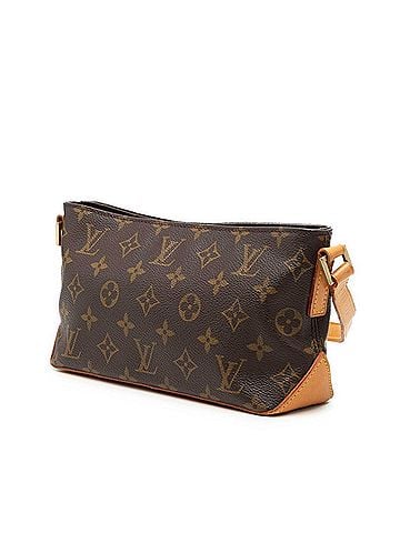 Louis Vuitton Louis Vuitton Monogram Trotteur Crossbody Shoulder Bag M51240 Brown Leather Women's LOUIS VUITTON (view 2)