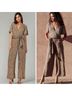 Greylin Jacquard Multi Color Jumpsuit Size XS - photo 4