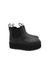 Ugg 100% Leather Solid Black Boots Size 11 - photo 1