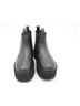 Ugg 100% Leather Solid Black Boots Size 11 - photo 4
