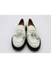 Stuart Weitzman 100% Patent Leather Solid White Flats Size 9 1/2 - photo 4