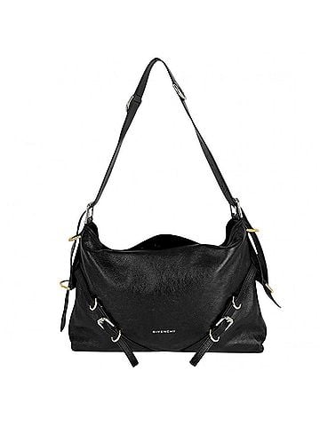 Givenchy Givenchy Women's Voyeux Medium Shoulder Bag, Handbag, Crossbody Leather, Black, Gold Hardware (view 1)