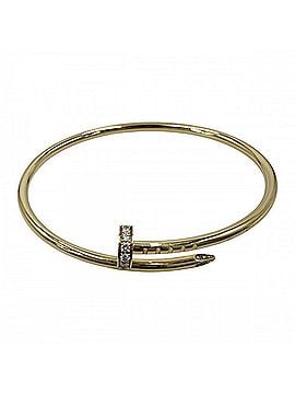 Cartier Cartier bangle bracelet for women, Juste un Clou small model, nail design, 18k gold (Au750), size 14, CARTIER K18 yellow gold, 0.18ct diamond, B6066114, approx. 7.9g (view 1)