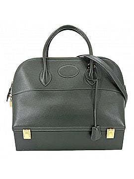 Hermès Hermes Women's Macpherson Handbag Shoulder Bag Crossbody HERMES ?U Stamp Leather Green Gold Hardware 1991 (view 1)