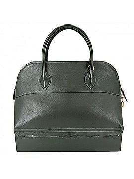 Hermès Hermes Women's Macpherson Handbag Shoulder Bag Crossbody HERMES ?U Stamp Leather Green Gold Hardware 1991 (view 2)