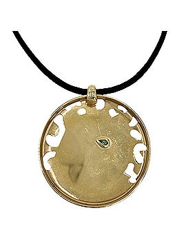 Cartier Cartier Women's Panthère Perage Necklace, Jewelry Accessory, Pendant, Panther Motif, 18K Yellow Gold (Au750), Tsavorite, Approx. 16.9g (view 2)