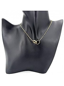 Cartier Cartier Women's Baby Love Necklace, Au750 18K Yellow Gold, Screw-Type, Diamond, Approx. 6.1g (view 2)