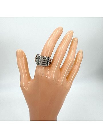 Hermès Hermes Women's Italian Ring, Vintage, Sterling Silver 925, Approx. 16.0g (view 2)
