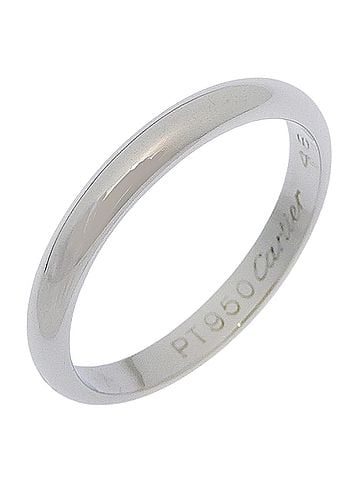 Cartier Cartier wedding ring, made of Pt950 platinum, approximately 2.8g, for women. (view 1)