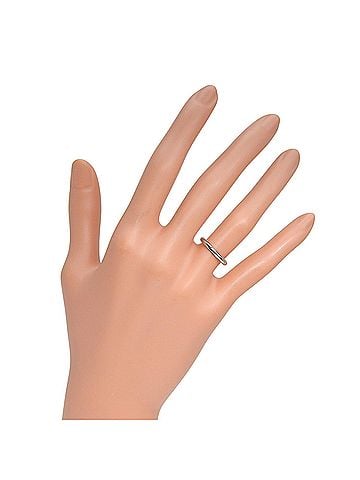 Cartier Cartier wedding ring, made of Pt950 platinum, approximately 2.8g, for women. (view 2)