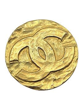 Chanel Chanel Coco Mark Brooch, Vintage, Gold Plated, 1995, 95P, Approx. 24.3g, Women's. (view 1)