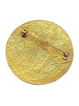 Chanel Chanel Coco Mark Brooch, Vintage, Gold Plated, 1995, 95P, Approx. 24.3g, Women's. (view 2)