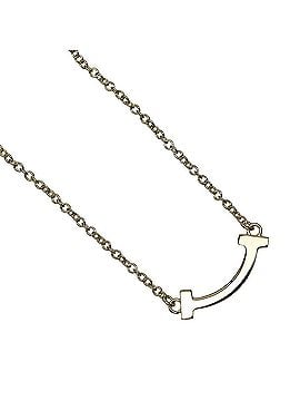 Tiffany & Co. Tiffany &amp; Co. T Smile Mini Necklace, 18K Yellow Gold, approx. 2.28g. (view 1)
