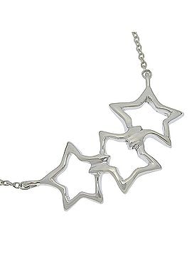 Tiffany & Co. Tiffany &amp; Co. Triple Star Necklace, Sterling Silver 925, Approx. 2.4g, Women's. (view 1)