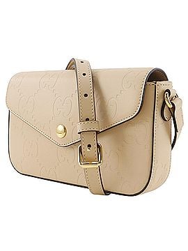 Gucci Gucci GG Super Mini Shoulder Bag 772794, Shima Leather, Beige, Magnetic Closure, Women's (view 2)