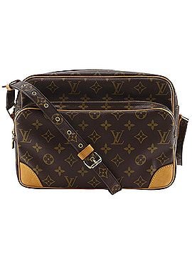 Louis Vuitton Louis Vuitton Nile Shoulder Bag M45244 Monogram Canvas 2001 Brown AR0031 A5 Unisex (view 1)