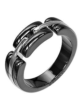 Chanel Chanel Ultra Ring, 18K White Gold, Ceramic, Approx. 7.5g (view 1)