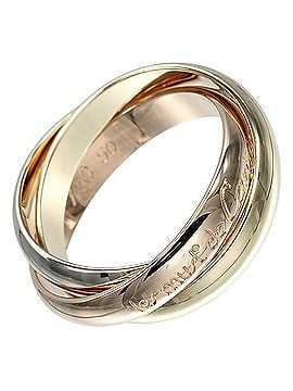 Cartier Cartier Trinity Ring, 3.4mm Band, 18K Gold (YG, PG, WG), Approx. 7.24g (view 1)