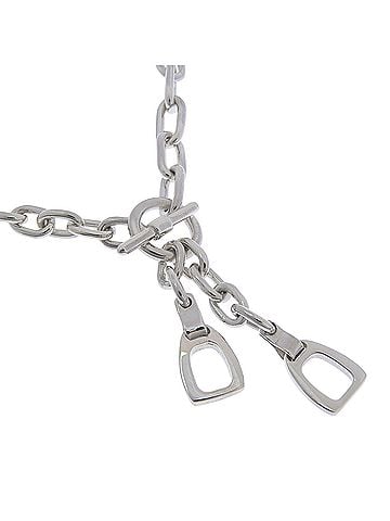 Gucci Gucci Horsebit Necklace, Sterling Silver 925, Approx. 45.1g, Unisex. (view 1)