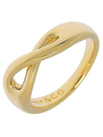 Tiffany & Co. Tiffany &amp; Co. Infinity Ring, 18K Yellow Gold, Approx. 5g, Women's. (view 1)