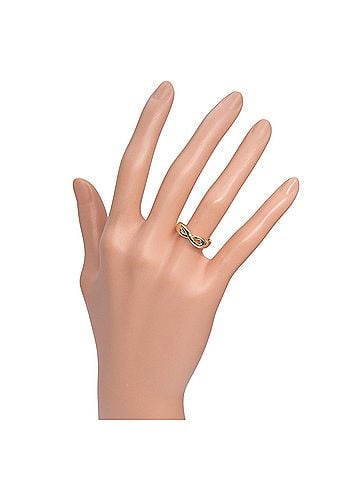 Tiffany & Co. Tiffany &amp; Co. Infinity Ring, 18K Yellow Gold, Approx. 5g, Women's. (view 2)