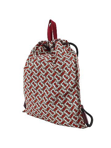 Burberry Burberry TB Monogram Backpack/Daypack, Nylon, Orange, A4 Size, Drawstring, Women's (view 2)