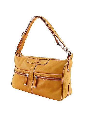 Tod's Tod's Miki Shoulder Bag, Leather, Orange, Women's (view 2)