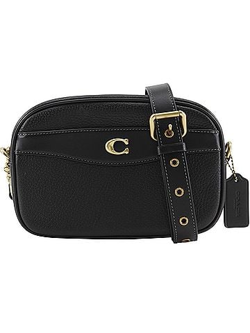 Coach Coach CC386 Leather Black Camera Bag Shoulder for Women (view 1)
