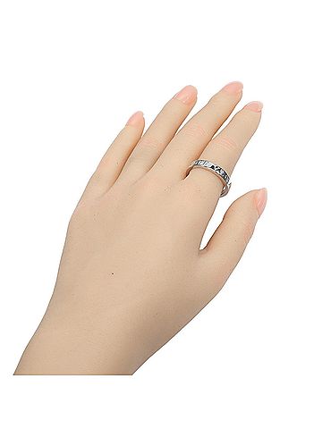 Bvlgari BVLGARI B.zero1 Essential Ring, 18K White Gold, Diamond, Approx. 6.8g (view 2)