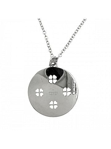 Gucci Gucci Icon Amour Forever Necklace for Women, Pendant with Adjustable Clasp, 18K White Gold (Au750), Sterling Silver (925), Diamond, Approx. 10.1g (view 2)