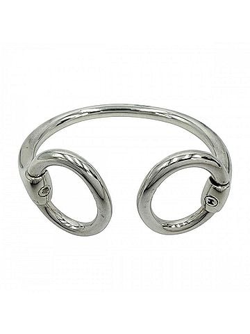 Hermès Hermes Bangle for Men and Women, Nausicaä/Nojika Design, Bracelet, Accessory, HERMES, Sterling Silver 925, Approx. 62.2g (view 1)
