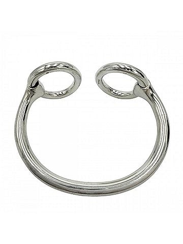 Hermès Hermes Bangle for Men and Women, Nausicaä/Nojika Design, Bracelet, Accessory, HERMES, Sterling Silver 925, Approx. 62.2g (view 2)