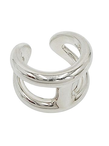 Hermès Hermes Osmo's GM Ring for Women, Sterling Silver 925, Approx. 14.7g (view 1)