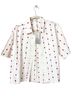 Solitaire 100% Cotton Hearts White Red Denim Jacket Size M - photo 1