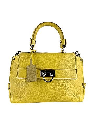 Salvatore Ferragamo Salvatore Ferragamo handbag/shoulder bag, Gancini leather, yellow, women's, z10361 (view 1)
