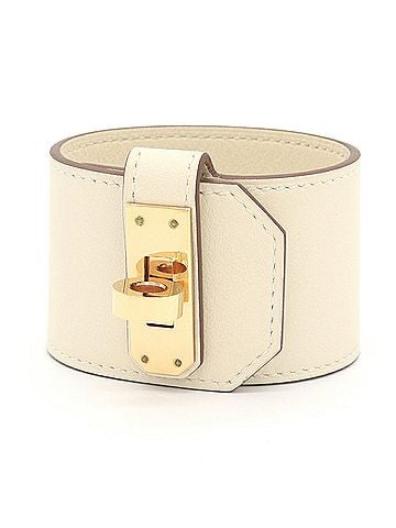 Hermès Hermes Kelly Twist Bracelet H011078 Nata Golden Yellow Veau Swift Leather ?B Stamp 2023 Production Bangle Women's HERMES (view 1)