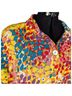 John Mark Print Red Yellow Teal 3/4 Sleeve Button-Down Shirt Size XL - photo 11