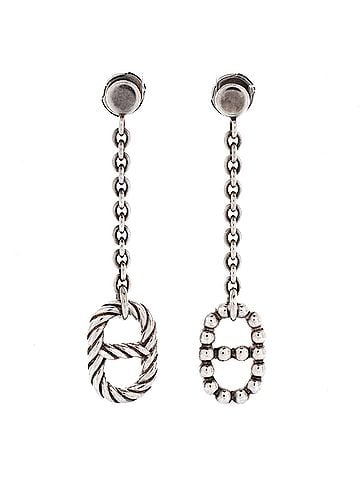 Hermès Chaine d'Ancre Alea II Dangle Earrings Sterling Silver (view 1)