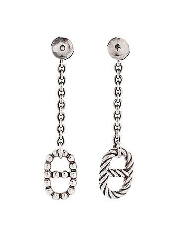 Hermès Chaine d'Ancre Alea II Dangle Earrings Sterling Silver (view 2)