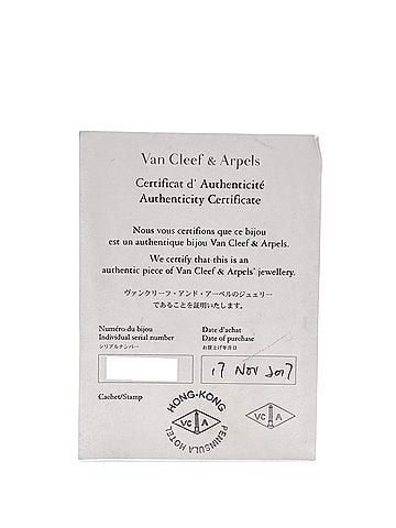 Van Cleef & Arpels Sweet Alhambra Bracelet 18K White Gold and Diamonds (view 2)