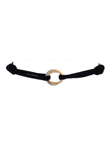 Cartier Trinity On Cord Bracelet Silk Cord with 18K Tricolor Gold (view 1)