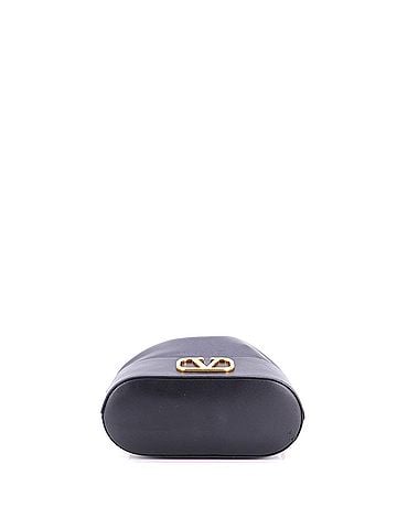 Valentino Garavani VLogo Drawstring Bucket Pouch Leather (view 2)