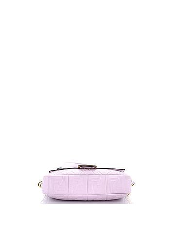 Fendi Baguette NM Bag Zucca Embossed Leather Medium (view 2)