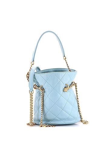 Chanel Pending CC Drawstring Bucket Bag Quilted Lambskin Small (view 1)